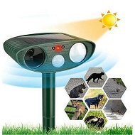 Detailed information about the product Solar Ultrasonic In Repellent Defender Rat Squirrel Deer Rabbit Dog Cat Waterproof With Motion Detector-Green