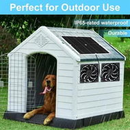 Detailed information about the product Solar Vent Fan for Pet Coop Chicken Cage Cat Dog House 20w 3200RPM Monocrystalline Cooling Protection Easy Install Eco-Friendly Eco Saving