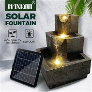 Detailed information about the product Solar Water Fountain Garden Features Outdoor LED Bird Bath Indoor 3 Tier Battery Panel