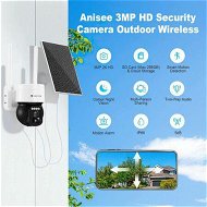Detailed information about the product Solar WIFI Security Camerax4 Battery Outdoor Wireless CCTV PTZ Spy Surveillance 2K Home Dual Lens 5dBi 3MP PIR Detect Night Vision IP66