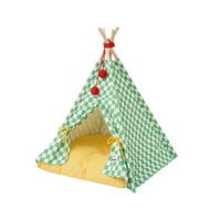 Detailed information about the product Solid wood pet tent nest with removable mattress