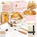 Sourdough Starter Kit,Bread Baking Supplies Sour Dough Starter Kits,Pink Sourdough Kit Proofing Basket Bread Making Kit Tools Baking Set. Available at Crazy Sales for $44.99