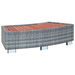 Spa Step Grey Poly Rattan 92x45x25 cm. Available at Crazy Sales for $219.95