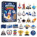 Space Advent Calendar 24 Days with 24 Flat 2D Acrylic Hanging Ornaments, Rocket Planet Christmas Tree Decorations for Space Lovers. Available at Crazy Sales for $14.99