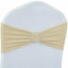 Spandex Chair Sashes Bows 50PCS Premium Stretch Chair Cover Band with Buckle Slider Universal Elastic Chair Ties (Champagne). Available at Crazy Sales for $24.99