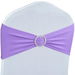 Spandex Chair Sashes Bows 50PCS Premium Stretch Chair Cover Band with Buckle Slider Universal Elastic Chair Ties (Purple). Available at Crazy Sales for $24.99