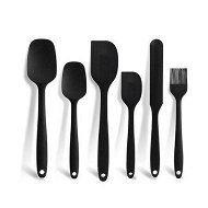 Detailed information about the product Spatulas For Nonstick Cookware 6 Pcs Seamless Bpa-Free Silicone Spatula Set For Baking Cooking