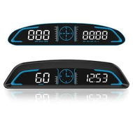 Detailed information about the product Speedometer Digital HUD Car Large LCD Display MPH Fatigue Alert Overspeed Alarm Driving Trip Meter Universal GPS Vehicle Head Up