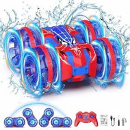 Detailed information about the product Spider Remote Control Car 4WD Amphibious 2.4 GHz RC Stunt Car 360 Degree Rotation with LED Lights