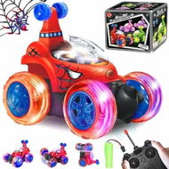 Detailed information about the product Spider Remote Control Car Cool Stunt Rc Car Red Spider Monster Truck with 360 Flips 3D Lights & Music