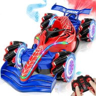 Detailed information about the product Spider Remote Control Car F1 RC Stunt 360 Degree Rotation Drift Car with Light,Music Spray for Kids