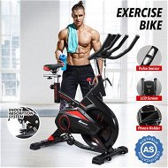 Detailed information about the product Spin Bike Exercise Bicycle Stationary Fitness 13kg Flywheel Shock Absorbing Home Gym Workout Cycle Trainer Indoor Cycling Adjustable LCD Display