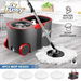 Spin Mop and Bucket Set Tile Wood Floor Cleaner 4 Microfiber Mop Heads Easy Cleaning System 360 Degree Rotating. Available at Crazy Sales for $39.98