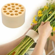 Detailed information about the product Spiral Ikebana Stem Holder,Spiral Stem Holder for Vases,Spiral Flower Stem Holder,Spiral Ikebana Stem Holder Ring,Spiral DIY Bouquet Twister Flower Arrangement Holder (Yellow,L)