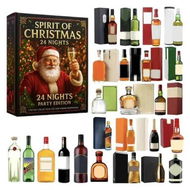 Detailed information about the product Spirit Of Christmas 24 Nights Advent Calendar 2025,24 Whiskey Collectible Ornaments 24 Days Holiday Countdown Set for Fans, Lovers & Holiday Deco