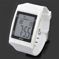 Detailed information about the product Sports Diving Wrist Watch w/ EL Backlit / Calendar / Stopwatch / Alarm Clock White