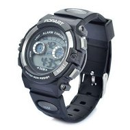 Detailed information about the product Sports Diving Wrist Watch w/ EL Backlit/ Week/ Stopwatch/ Alarm Clock - Black + Grey