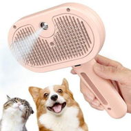 Detailed information about the product Spray Brush for Shedding, Remove Static Flying Pet Grooming Brush Self Cleaning Dog Brush (Pink)