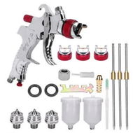 Detailed information about the product Spray Gun Kit HVLP Gravity Feed Air Paint Sprayer 3 Nozzles 1.4mm 1.7mm 2mm