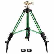Detailed information about the product Sprinklers for Yard,Heavy-Duty Impact Sprinkler on Ground Plug Tripod Base,360 Degree,0-43 Ft Large Area Coverage,Adjustable Height Water Sprinkler 1 Pack