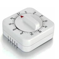 Detailed information about the product Square 60 Minute Mechanical Kitchen Timer, No Batteries Required, Manual Countdown Timer for Classroom, Home, Study and Cooking