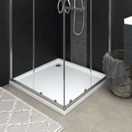 Detailed information about the product Square ABS Shower Base Tray White 80x80 Cm