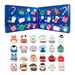 Squishmallows 24 Day Micromallows Holiday Plastic Ornament Advent Calendar. Available at Crazy Sales for $24.95