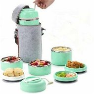 Detailed information about the product Stackable Bento Lunch Box For Hot Food - Stainless Steel Leakproof With Insulated Lunch Bag For Adults And Office (Green 3 Layers)