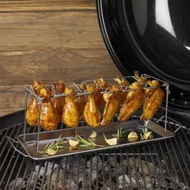 Detailed information about the product Stainless Steel Chicken Leg Grill Rack With Pan