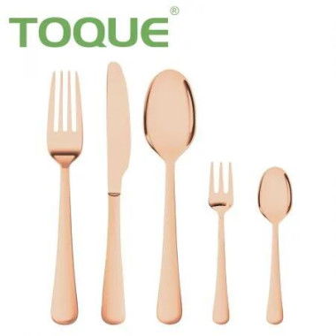 Stainless Steel Cutlery Set Glossy Knife Rose Gold