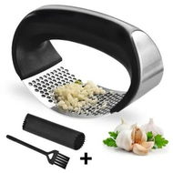 Detailed information about the product Stainless Steel Garlic Press Mincer Crushers chopper peeler with Ergonomic Handle