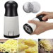 Stainless Steel Handheld Cheese Grater 420 Grade with Removable Blade Disc 2 Different Graters. Available at Crazy Sales for $12.99