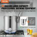 Stainless Steel Home Brew Kettle Set 16Gal Beer Stock Pot with Accessories. Available at Crazy Sales for $289.95