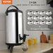 Stainless Steel Insulated Beverage Dispenser, 9.2 Liter, Thermal Hot and Cold Drink Server Dispenser with Spigot Handle, Food-grade for Hot Tea Coffee Water Restaurant Drink Shop. Available at Crazy Sales for $99.95