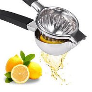 Detailed information about the product Stainless Steel Lemon Squeezer,Manual Lemon Squeezer with Silicone Handle, Juicer and Fruit Squeezer for Small Oranges(8.5*23 CM)