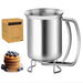 Stainless Steel Pancake Batter Dispenser,Batter Funnel Kitchen Tool for Pancakes,Cupcakes,Muffins,and Waffles(680ml). Available at Crazy Sales for $24.99