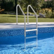 Detailed information about the product Stainless Steel Pool Ladder 3-Step & 2 Handrails for 1219.2-1371.6 mm Pool