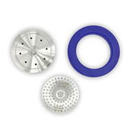 Detailed information about the product Stainless Steel Precision Kit Compatible with Double Boiler Breville, Sage. IMS Precision Screen, Shower Holder, Silicone Gasket