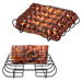 Stainless Steel Rib Rack, Holds Up to 4 Full Racks of Ribs for Smoking, Smoker Rack for Grilling, Nonstick BBQ Rib Rack Stand Holder. Available at Crazy Sales for $14.95