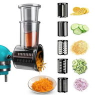 Detailed information about the product Stainless Steel Slicer Shredder Attachments for KitchenAid Stand Mixers, Vegetable Shredder, Cheese Grater, Salad Maker, Food Slicers Accessories