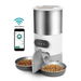 Stainless Steel Smart Auto Cat Timing Feeder,Double Meal Dispenser for Cats and Dogs with Remote Feeding App. Available at Crazy Sales for $105.29