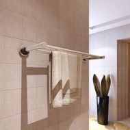 Detailed information about the product Stainless Steel Towel Rack 2 Tubes