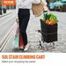 Stair Climbing Cart 50L Foldable Shopping Cart w/ Waterproof Bag & Seat. Available at Crazy Sales for $79.95