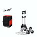 Stair Climbing Hand Truck 70kgs,Heavy Duty Dolly Cart for Stairs,Folding Stair Climbing Trolley with Six Wheels and Telescoping Handle. Available at Crazy Sales for $99.95