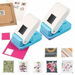 Stamp Punch,2 Pcs 1X0.8inch Stamp Puncher Rectangular Postage Stamps Punches,Stamps Shaped Paper Punch,Lever Paper Punches,Craft Cutter Hole Puncher. Available at Crazy Sales for $19.99