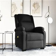 Detailed information about the product Stand up Massage Chair Black Fabric