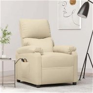 Detailed information about the product Stand up Massage Chair Cream Fabric