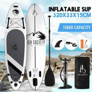 Detailed information about the product Stand Up Paddle Board Inflatable SUP Surfboard Paddleboarding Kayak Surfing Standing Adventure Accessories Pump 10.6ft 320cm