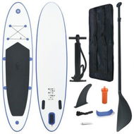 Detailed information about the product Stand Up Paddle Board Set SUP Surfboard Inflatable Blue And White