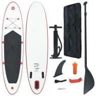 Detailed information about the product Stand Up Paddle Board Set SUP Surfboard Inflatable Red and White